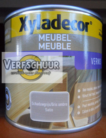 XY Meubelvernis Satin 0,5L schaduwgrijs