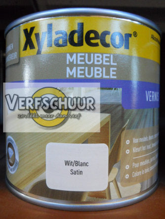 XY Meubelvernis Satin 0,5L wit