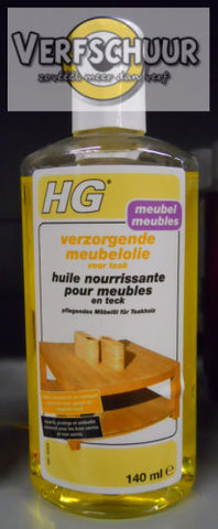 HG Verzorgende meubelolie voor teak 140ml