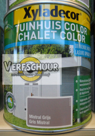 XY Tuinhuis Color Mistral Grijs 1L