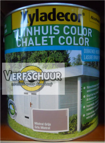 XY Tuinhuis Color Mistral Grijs 2,5L