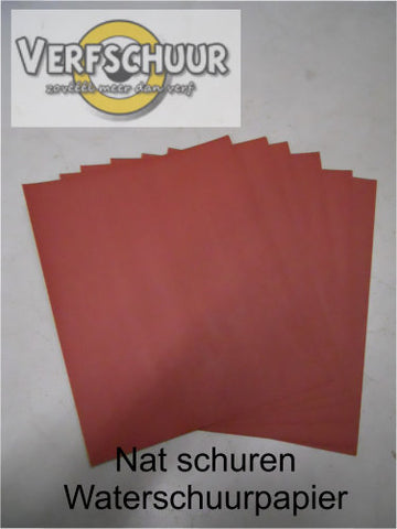 Schuurpapier rood/bruin NAT SCHUREN 6021 600 / 1913 600 1 blad