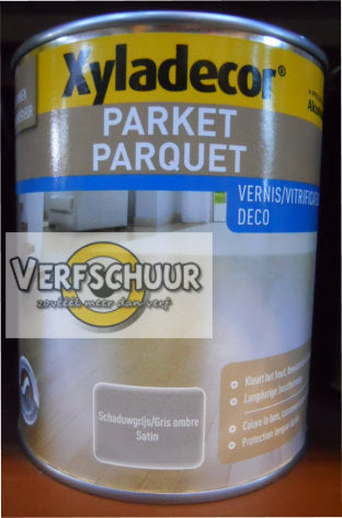 XY Parketvernis Deco satin schaduwgrijs 750ml