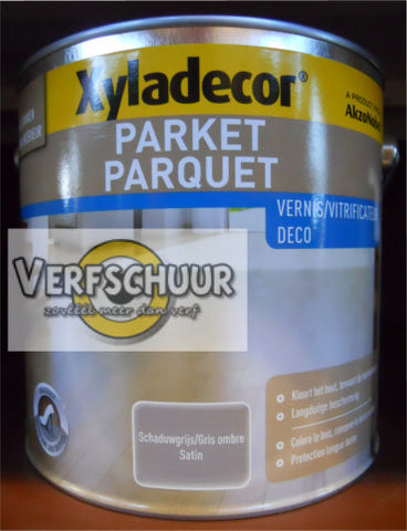 XY Parketvernis Deco satin schaduwgrijs 2,5L