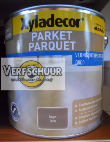 XY Parketvernis Deco satin taupe 2,5L