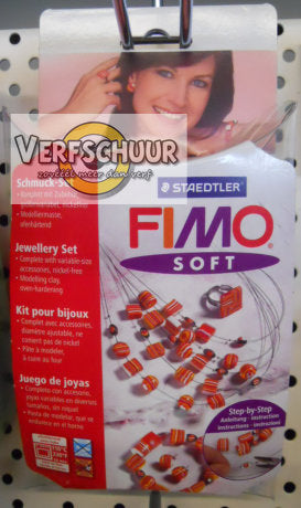 Fimo soft set - juwelenset "Red dreams"