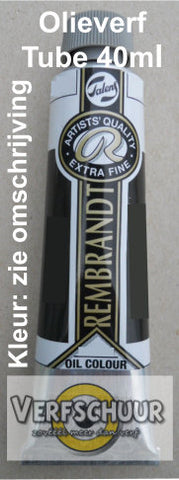 Rembrandt Olieverf tube 40 ml kleur:105 (Titaanwit) serie:1