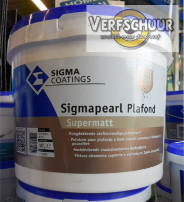 Sigmapearl plafond super mat wit 10L