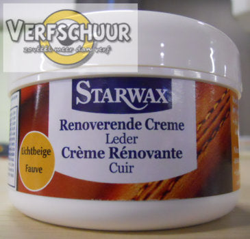 STARWAX RENOVERENDE LEDERCREME LICHTBEIGE 150ML