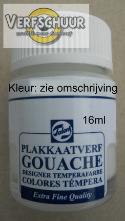 Plakkaatverf Extra Fijn flacon kleur:601 (16 ml Lichtgroen) serie: