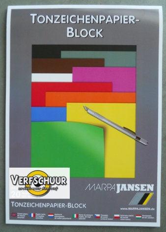 Tekenpapier 130gr A3 blok 10v Ass. 360.589-00