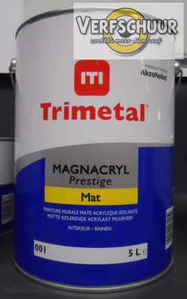 Magnacryl prestige mat wit 001 5L