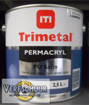 Permacryl PU Satin 001 wit 2,5L