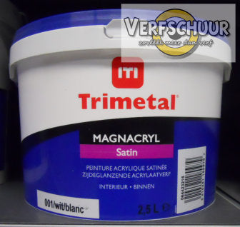 Magnacryl satin 001 wit 2,5L