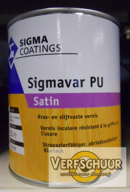 SIGMAVAR PU SATIN VERNIS KLEURLOOS 1 L