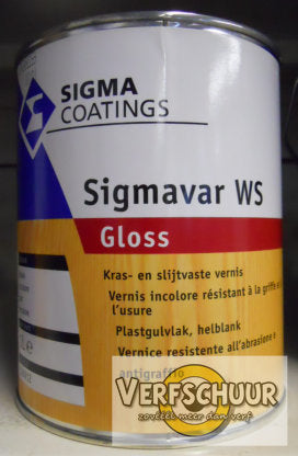 SIGMAVAR WS GLOSS KLEURLOOS  1 L