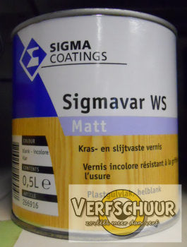 SIGMA VERNIS MAT VERNIS KLEURLOOS 453047 0.5 L