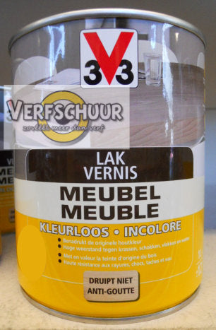 Lak / Vernis meubel satijn kleurloos 1L