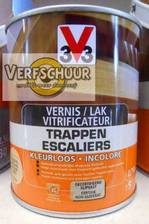 Vernis / Lak trappen satijn kleurloos 0.75L