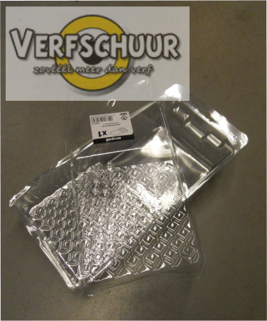 Wegwerpverfbak klein transparant 23065-110