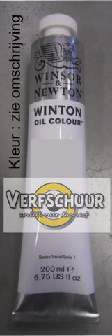 W&N. WINTON OIL COL. TUBE 200 ML. zinc white 45 1437748