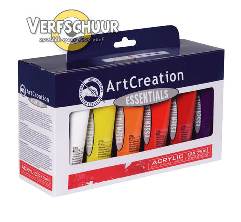 ArtCreation Ess.Acrylverf set kleur:M01 (12 x tube 75 ml)  serie 3582812M