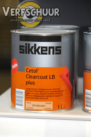 CETOL CLEARCOAT LB PLUS KLEURLOOS 1L