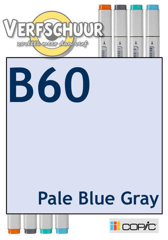 Copic Ciao manga marker Pale Blue Gray B60