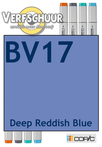 Copic Ciao manga marker Deep Reddish Blue BV17