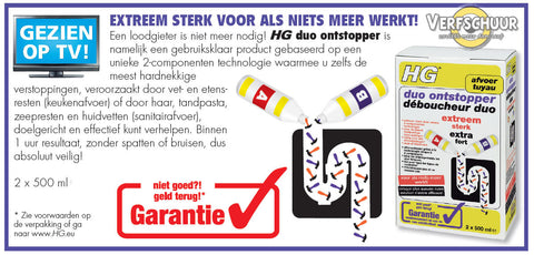 HG Duo ontstopper 2 x 500ml