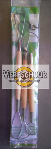 VeKa Beeldhouwmirettes (set 3) 25cm GB-1008