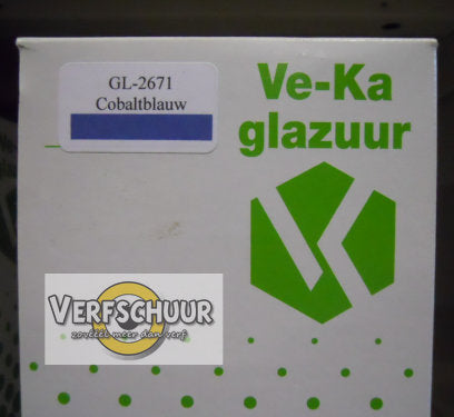 Ve-Ka poederglazuur cobaltblauw glans steengoed 500gr GL-2671