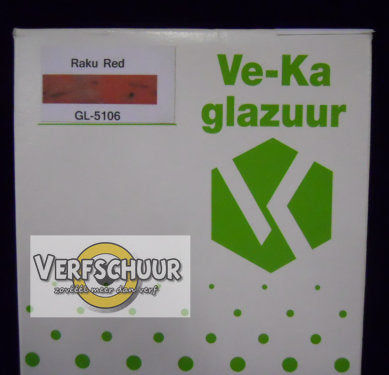 VeKa Rakuglazuur red 500gr GL-5106