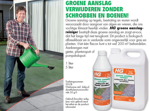HG Groene aanslag reiniger 1L