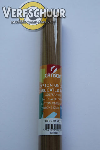 Canson golfcarton bruin 300g 0.5x0.7m 200992619