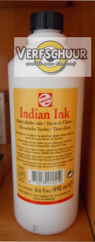 Oostindische inkt flacon Royal Talens 490 ml Zwart