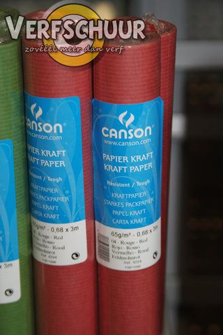 Canson kraftpapier rood 65g/m 0.68x3m 04 C200004294