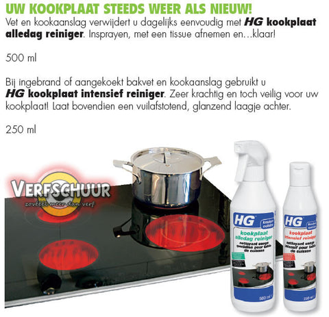 HG Keramische kookplaat alledag reiniger 500ml