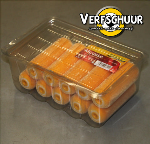 Verfrol oranje H²O lakverf 10cm 10 stuks 327311