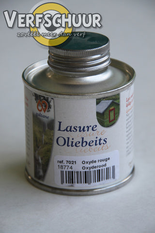 Lasure oliebeits oxiderood 7021 125ml