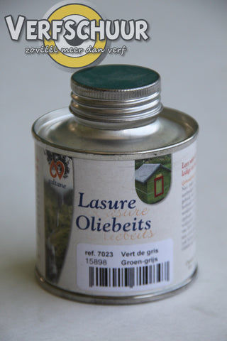 Lasure oliebeits groen-grijs 7023 125ml