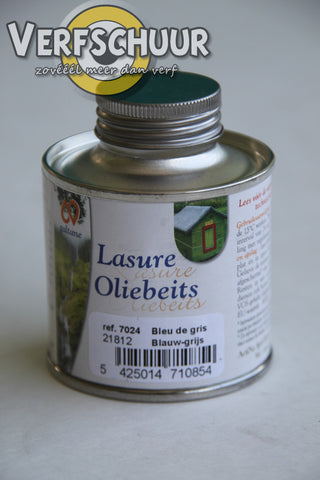 Lasure oliebeits blauw-grijs 7024 125ml