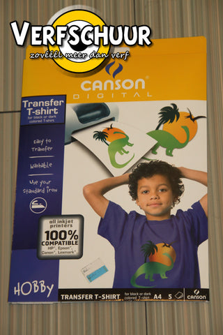 Canson digital transfer t-shirt a4 5st 200987240