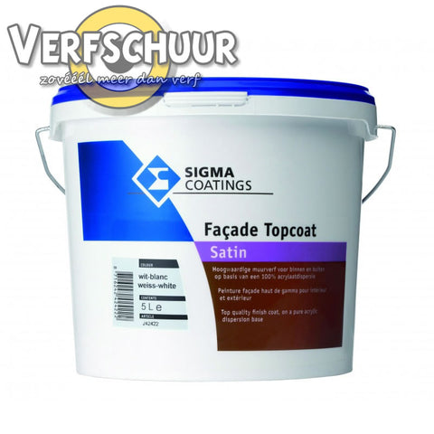 SIGMA FACADE TOPCOAT WIT 5 L