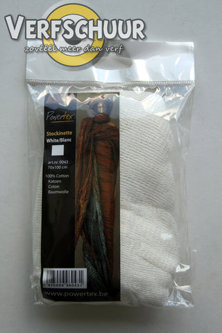 Powertex stockinette 1m wit 0043