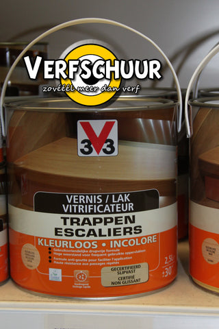 Vernis / Lak trappen satijn kleurloos 2,5L