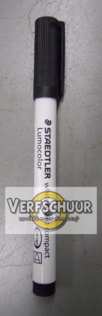 Lumocolor whiteboard compact marker zwart 341-9