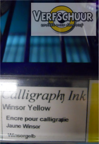 W&N. CALLIGRAPHY INK 30 ML. winsor yellow 1111730