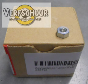 Zeskantmoer verzinkt M6 200 stuks 850705