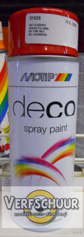 MOTIP Color Spray HG 400ml 01628 RAL3000 VUURRAAD